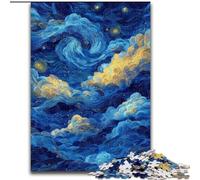 1000 Piece Jigsaw Puzzles for Adults Gifts Starry Sky Help The Brain Exercise Addictive Toys to Cultivate Patience A Work of Art (size 26x38cm)