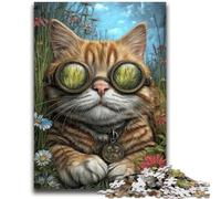 1000 Piece Jigsaw Puzzles for Adults Gifts Steampunk Cat for And from 14 Years And over Play Toys Because It Is Ideal As A Gift for The Whole Family 50x75cm