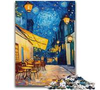1000 Piece Jigsaw Puzzles for Adults Gifts Streets Under The Night Sky 1000 Pieces for Adults,Perfect for Game Nights, Colorful Toy for Home Gift (50x75cm)