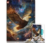 1000 Piece Jigsaw Puzzles for Adults Gifts Sunflower Eagle Teenager Puzzles,Artistic Wall Decor & Birthday Gift Idea for Friends, Home Office (size 75x50cm)