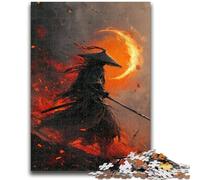 1000 Piece Jigsaw Puzzles for Adults Gifts Sunset Ninja Adult Puzzles,Fun Present & Activity for Home,Toy for Rainy Days (38x26cm)