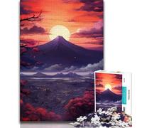 1000 Piece Jigsaw Puzzles for Adults Gifts Sunset over The City with Trees Puzzles for Adults,Perfect for Game Nights, Colorful Toy for Home Gift (size 75x50cm)