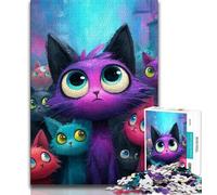 1000 Piece Jigsaw Puzzles for Adults Gifts Three Cats Teenager Puzzles,Educational Games DIY Toys Great Gifts And Toys (size 38x26cm)