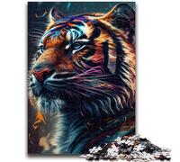 1000 Piece Jigsaw Puzzles for Adults Gifts Tiger Face Anime Animal Challenging To Complete But Fun And Humorous Educational Game for Birthday 26x38cm