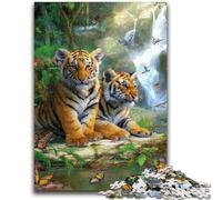 1000 Piece Jigsaw Puzzles for Adults Gifts Tiger Teenager Jigsaw,Artistic Wall Decor & Birthday Gift Idea for Friends, Home Office (50x75cm)