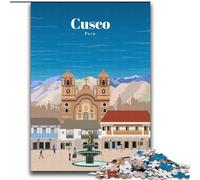1000 Piece Jigsaw Puzzles for Adults Gifts Travel to Cusco, Learning Educational for Is Ideal As A Gift for The Whole Family 75x100cm