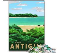 1000 Piece Jigsaw Puzzles for Adults Gifts Visit Antigua Challenging Game Toys Deal As Gifts for The Whole Family for Ages 14+ (26x38cm) 1000pcs