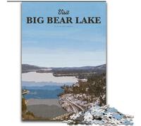 1000 Piece Jigsaw Puzzles for Adults Gifts Visit Big Bear Lake Challenging Game Toys Deal As Gifts for The Whole Family for Ages 14+ (50x75cm) 1000pcs