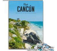 1000 Piece Jigsaw Puzzles for Adults Gifts Visit Cancun, Learning Educational for Is Ideal As A Gift for The Whole Family 50x75cm