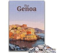 1000 Piece Jigsaw Puzzles for Adults Gifts Visit Genoa Learning Educational Toy for Is Ideal As A Gift for The Whole Family (size 38x52cm)