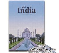 1000 Piece Jigsaw Puzzles for Adults Gifts Visit India Learning Educational Toy for Is Ideal As A Gift for The Whole Family (size 50x75cm)