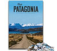1000 Piece Jigsaw Puzzles for Adults Gifts Visit Patagonia Puzzles for Teenagers,deal As Gifts for The Whole Family for Ages 14+ (26x38cm)