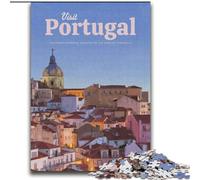1000 Piece Jigsaw Puzzles for Adults Gifts Visit Portugal, Learning Educational for Is Ideal As A Gift for The Whole Family 75x100cm