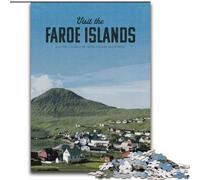 1000 Piece Jigsaw Puzzles for Adults Gifts Visit The Faroe Islands Challenging Game Toys Deal As Gifts for The Whole Family for Ages 14+ (50x75cm) 1000pcs