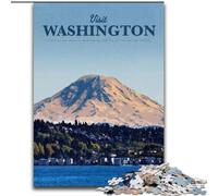 1000 Piece Jigsaw Puzzles for Adults Gifts Visit Washington, Learning Educational for Is Ideal As A Gift for The Whole Family 50x75cm
