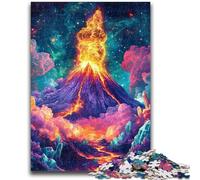 1000 Piece Jigsaw Puzzles for Adults Gifts Volcanic Eruption Adult Jigsaw,Challenging Game Gifts for Is Ideal As A Gift for The Whole Family (75x50cm)
