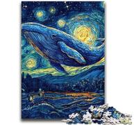 1000 Piece Jigsaw Puzzles for Adults Gifts Whales in The Night Sky Learning Educational Toys Family Games Gifts for Friends And Family 50x75cm