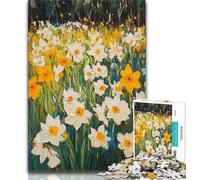 1000 Piece Jigsaw Puzzles for Adults Gifts Wild Daisies,Educational Games Home Decoration for Is Ideal As A Gift for The Whole Family (38x26cm)