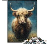 1000 Piece Jigsaw Puzzles for Adults Gifts Wild Yak Difficult Hard Gifts for Friends And Family Suitable for And 14 (size 26x38cm)