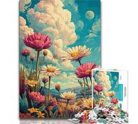 1000 Piece Jigsaw Puzzles for Adults Gifts Wildflower Summer Puzzles for Adults,deal As Gifts for The Whole Family for Ages 14+ (size 75x50cm)