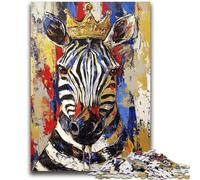 1000 Piece Jigsaw Puzzles for Adults Gifts Zebra Art 1000 Pieces for Teenagers,Educational Games DIY Toys Great Gifts And Toys (50x75cm)