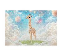 1000 Piece Jigsaw Puzzles for Adults, Giraffe Jigsaw Puzzles for Adults 1000, Impossible Puzzle Classic Challenging Educational Games, Wooden Jigsaws Game for Families, Decor Gifts, Theme:Dream -1946