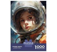 1000 Piece Jigsaw Puzzles for Adults Girl from Outer Space Puzzles for Adults Relaxing Games A Work of Art Difficult And Challenge 70x50cm/1000pcs