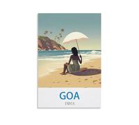 1000 piece jigsaw puzzles for adults，Goa India Jigsaw Puzzles 1000 Pieces for Adults Painting Puzzle 1000 Pieces DIY Challenging Puzzles for Adults 38x26cm