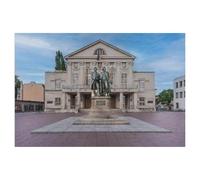 1000 Piece Jigsaw Puzzles for Adults，Goethe and Schiller Monument in Front of the National Theater Weimar，Jigsaw Puzzle Adult Paper Puzzles Family Entertainment Toys（50x70cm）-AC87