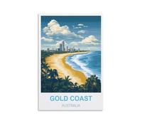1000 Piece Jigsaw Puzzles for Adults，Gold Coast Australia 1000 Piece Puzzle Classic Educational Games Beautiful Decoration Puzzle 38x26cm