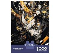 1000 Piece Jigsaw Puzzles for Adults Gold Demon Japan Jigsaws for Adults Brain Teaser Game Stress Reliever for Is Ideal As A Gift 70x50cm/1000pcs