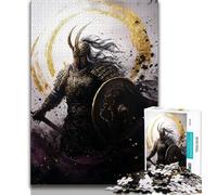 1000 Piece Jigsaw Puzzles for Adults Golden Knights 1000 Piece Jigsaw,Fun Activity for Home, Rainy Days Toys, Birthday Gifts 75x50cm