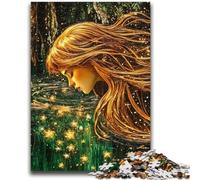 1000 Piece Jigsaw Puzzles for Adults Golden Oil Painting of Mermaid Puzzles for Teenagers,Stress Reliever Difficult Challenge Secret Santa Gifts (26x38cm)
