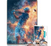 1000 Piece Jigsaw Puzzles for Adults Golf Sports Puzzles for Adults,Family Game Stress Reliever Difficult Challenge Suitable for Couples (size 38x26cm)