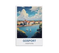 1000 Piece Jigsaw Puzzles for Adults,Gosport Hampshire 1000 Piece Puzzle Educational Games Home Decoration Puzzle 52x38cm