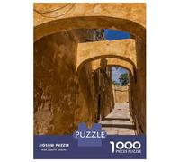1000 Piece Jigsaw Puzzles for Adults Gozo Citadel Narrow Street Jigsaws for Adults Brain Teaser Game Stress Reliever for Is Ideal As A Gift 38x26cm/1000pcs