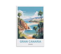 1000 Piece Jigsaw Puzzles for Adults，Gran Canaria Spain 1000 Piece Puzzle Classic Educational Games Beautiful Decoration Puzzle 38x26cm