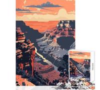 1000 Piece Jigsaw Puzzles for Adults Grand Canyon Travel Art Adult Jigsaw Puzzles Difficult Hard Train Your Brain And Hands Unique Birthday And Gifts (38x52cm)