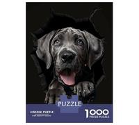 1000 Piece Jigsaw Puzzles for Adults Great Dane Puzzles for Adults Relaxing Games A Work of Art Difficult And Challenge 70x50cm/1000pcs