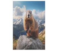 1000 Piece Jigsaw Puzzles for Adults - Groundhog - Children Puzzle Recycled Family 78×53cm