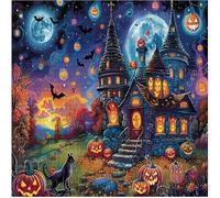 1000 Piece Jigsaw Puzzles for Adults Halloween Castle, Fun Challenges, Educational Games, Difficult Jigsaw Puzzles for Adults, Puzzle 1000 Pieces