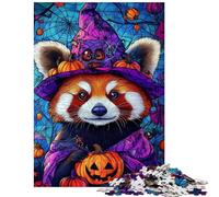 1000 Piece Jigsaw Puzzles for Adults Halloween Red Panda Hands-on Game Birthday Present Anti-Stress Toys Train Your Brain And Hands Size 38x52cm