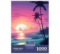 1000 Piece Jigsaw Puzzles for Adults Hawaii Retro Waves Pixel Jigsaws for Adults Brain Teaser Game Stress Reliever for Is Ideal As A Gift 70x50cm/1000pcs