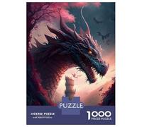 1000 Piece Jigsaw Puzzles for Adults Head Dragons Jigsaws for Adults Brain Teaser Game Stress Reliever for Is Ideal As A Gift 52x38cm/1000pcs