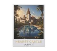 1000 Piece Jigsaw Puzzles for Adults，Hearst Castle California，Classic Puzzle Difficult Puzzle Fun Creative DIY Toys Gifts for Girls And Boys, Family Games（75x50cm）-D70