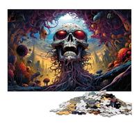 1000 Piece Jigsaw Puzzles for Adults Hell Demon Awakens Jigsaw for Gifts Stress Reliever Difficult Challenge 1000 PCS(75x50cm)