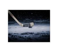 1000 Piece Jigsaw Puzzles for Adults，Hockey sticks and puck on the ice rink，Classic Puzzle Difficult Puzzle Fun Creative DIY Toys Gifts for Girls And Boys, Family Games（38x26cm）-O67