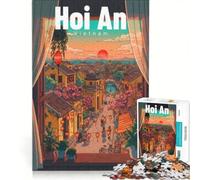 1000 Piece Jigsaw Puzzles for Adults Hoi An Reflections, Family Games, Staycation Kill Time, Unique Birthday And Xmas Gifts 50x75cm
