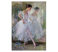 1000 Piece Jigsaw Puzzles For Adults,Home Decor Paintings, Posters - Beautiful Ballerina Dancing Girl 70x50CM
