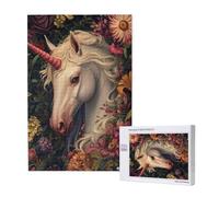 1000 Piece Jigsaw Puzzles for Adults Horse Jigsaw Comes with Packaging Box and Reference Pictures, Fun and Joyful Family Entertainment Games, Challenging Adult Puzzles Gifts Home Decor Animal M-1949